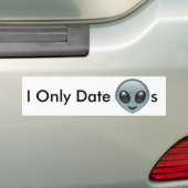 Ich datiere nur Außerirdischen Autoaufkleber (Auf Auto)
