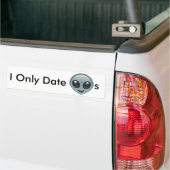 Ich datiere nur Außerirdischen Autoaufkleber (Auf Lkw)