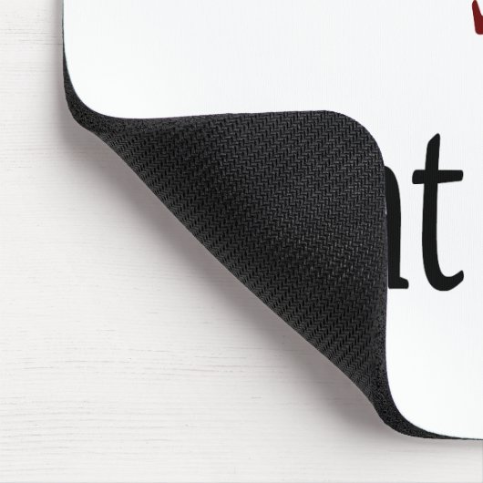 Ich datiere nur fette Mädchen Mousepad (Ecke)