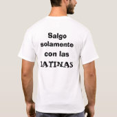 Ich datiere nur, LATEIN, Mädchen T-Shirt (Rückseite)