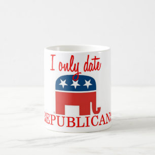 Ich datiere nur Republikaner Kaffeetasse