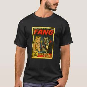 Ich datierte ein Vampir-Fang-Horror-Comic-Cover-Re T-Shirt