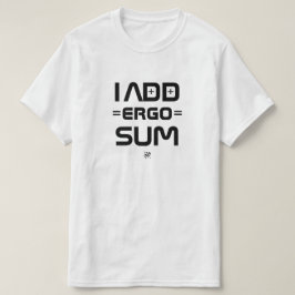 Ich denke, also bin ich – Philosophy Geek Pun T-Shirt