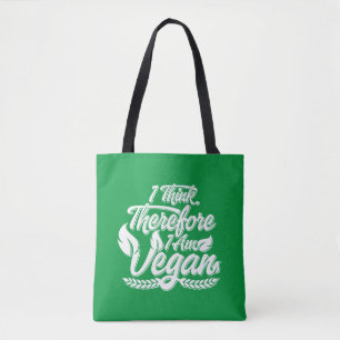 Ich denke, also bin ich Veganer Tasche