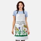 Ich denke am besten, wenn ich Unkraut ziehe Schürze (Getragen)