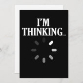 Ich denke an Computer-IT-Tech-Software-Programmier Dankeskarte (Vorne/Hinten)