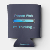 Ich denke an Computerprogrammiererdesign Dosenkühler (Rückseite)