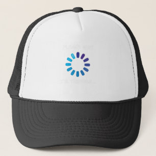 Ich denke an das Shirt des Computerprogramms Truckerkappe