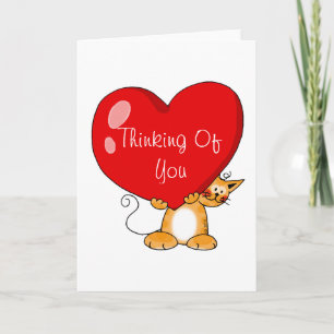 Ich denke an dich karte