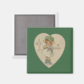 Ich denke an dich Mein Valentin Magnet (Vorderseite/Rückseite)