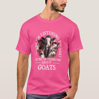 Ich denke an die Liebe von Haustieren bei Ziegen. T-Shirt