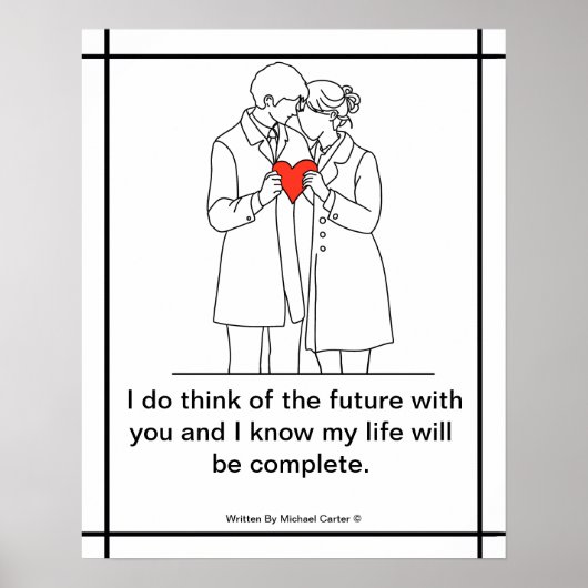 Ich denke an die Zukunft mit dir__Poster Poster (Vorne)