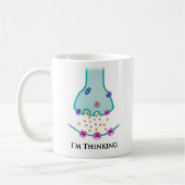 Ich denke an Neuron Synapse Kaffeetasse (Links)
