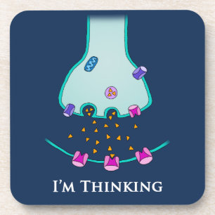 Ich denke an Synapse Getränkeuntersetzer