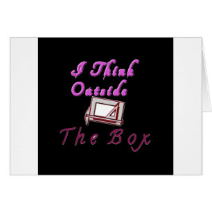 Ich denke aus der Box: Kreatives Design