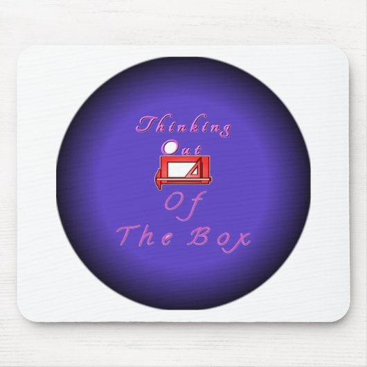 Ich denke außerhalb der Box. Mousepad (Vorne)