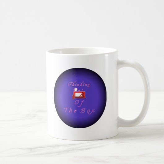 Ich denke außerhalb der Kiste. Kaffeetasse (Rechts)