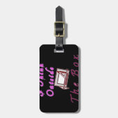 Ich denke, außerhalb der ZA-Box. Gepäckanhänger (Vorderseite vertikal)