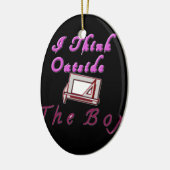 Ich denke, außerhalb der ZA-Box. Keramikornament (Links)