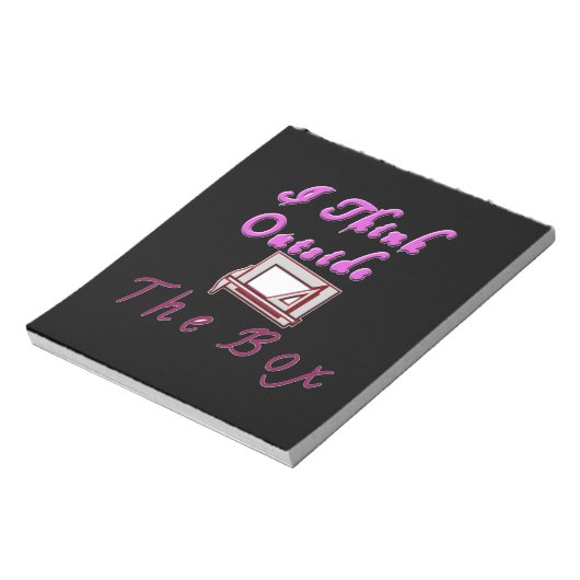 Ich denke, außerhalb der ZA-Box. Notizblock (Rotiert)