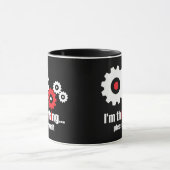 Ich denke, bitte warten tasse (Zentrum)
