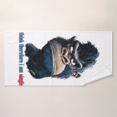 Ich denke daher, ich bin Single Badehandtuch (Badehandtuch)