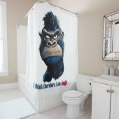 Ich denke daher, ich bin Single Duschvorhang (Beispiel)