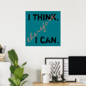 Ich denke daher kann ich Poster positiv erwägen (Heimbüro)
