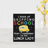 Ich denke daran, die Schule zu überspringen, an di Karte (Gelbe Blume)