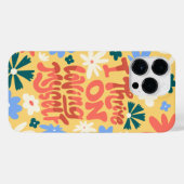 ICH DENKE DARAN, MICH SELBST ZU LIEBEN, SELBSTSTÄN iPhone HÜLLE (Rückseite (Horizontal))