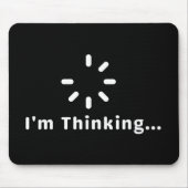 Ich denke darüber nach mousepad (Vorne)