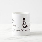 Ich denke, dass deshalb ich bin - oder bin ich? kaffeetasse (Mittel)