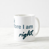 Ich denke, dass deshalb ich rechte Tasse bin (VorderseiteRechts)