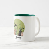 Ich denke, dass deshalb ich vegane TASSE bin (VorderseiteRechts)