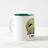 Ich denke, dass deshalb ich vegane TASSE bin (Vorderseite Links)