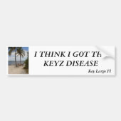 ICH DENKE, DASS ICH DIE KEYZ KRANKHEIT GOT AUTOAUFKLEBER (Vorne)