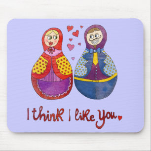 Ich denke, dass ich Sie mag Mousepad