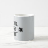 ich denke, deshalb bin ich, Tasse atheistisch (Mittel)