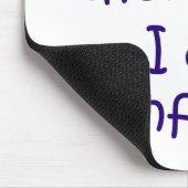 Ich denke, deshalb bin ich verwirrt mousepad (Ecke)