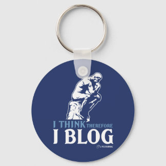 Ich denke, deshalb Blog Schlüsselanhänger