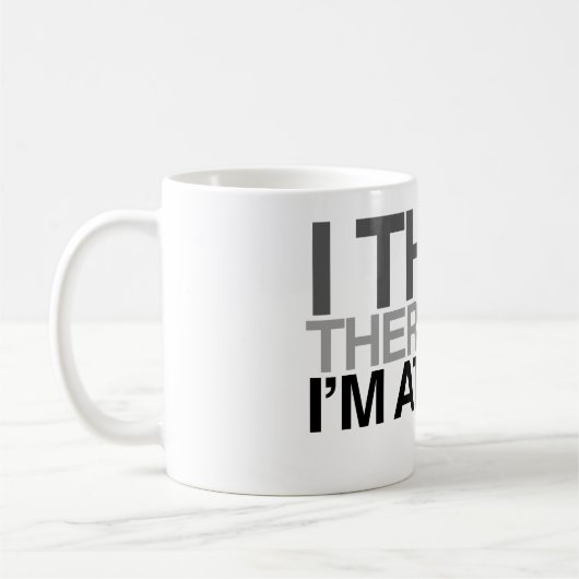 Ich denke deshalb Tasse (Links)