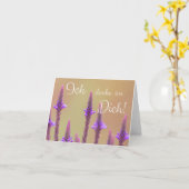 Ich denke dich! karte (Gelbe Blume)