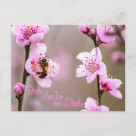 Ich denke dich! postkarte