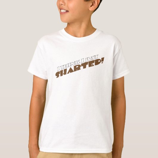 Ich denke I gerade Sharted T T-Shirt (Vorderseite)