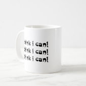 Ich denke, ich kann kaffeetasse (Vorderseite Links)