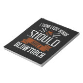 Ich denke, jede Frau sollte eine Blasen haben Notizblock (Rotiert)