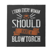 Ich denke, jede Frau sollte eine Blasen haben Notizblock (Vorderseite)