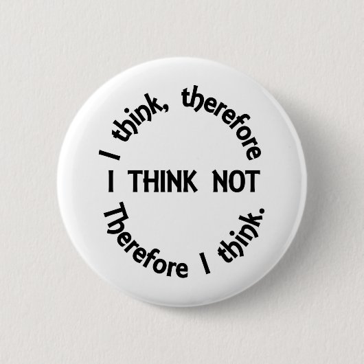 ICH DENKE KNOPF BUTTON (Vorderseite)