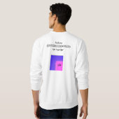 ich denke nicht, dass Twitter Kunst mehr ist Sweatshirt (Schwarz voll)