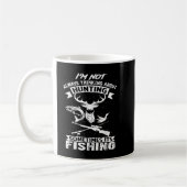 Ich denke nicht immer an die Jagd auf Funny Fishin Kaffeetasse (Links)